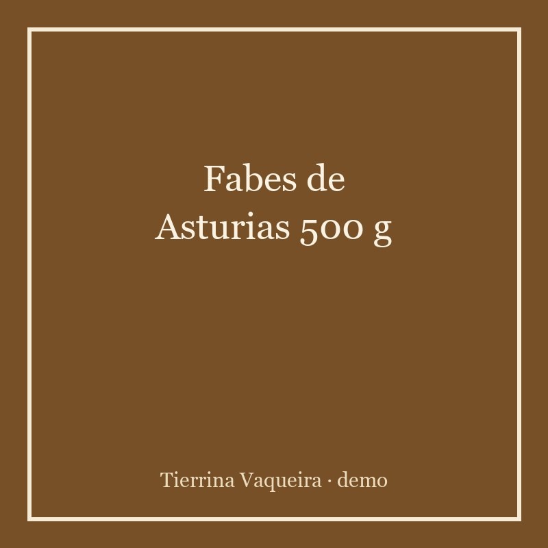 Fabes de Asturias 500 g