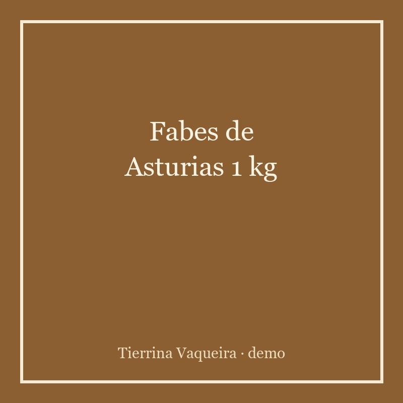 Fabes de Asturias 1 kg