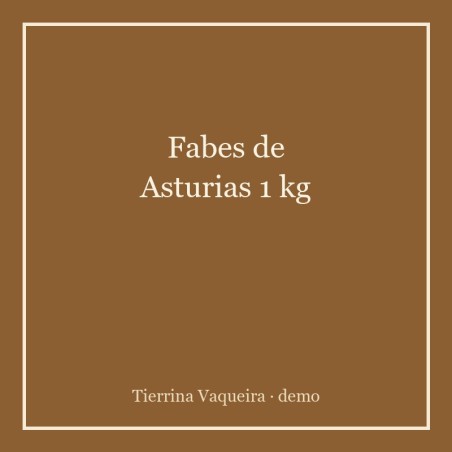 Fabes de Asturias 1 kg