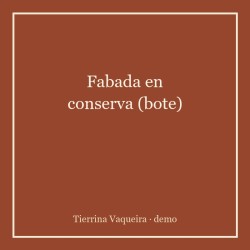 Fabada en conserva (bote)