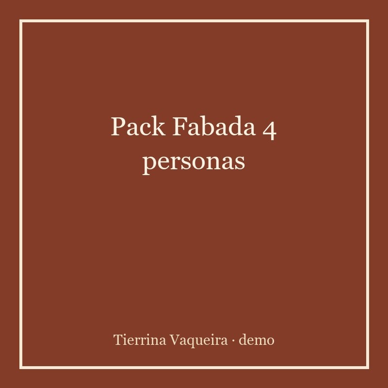 Pack Fabada 4 personas