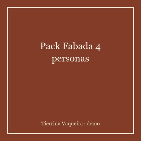 Pack Fabada 4 personas